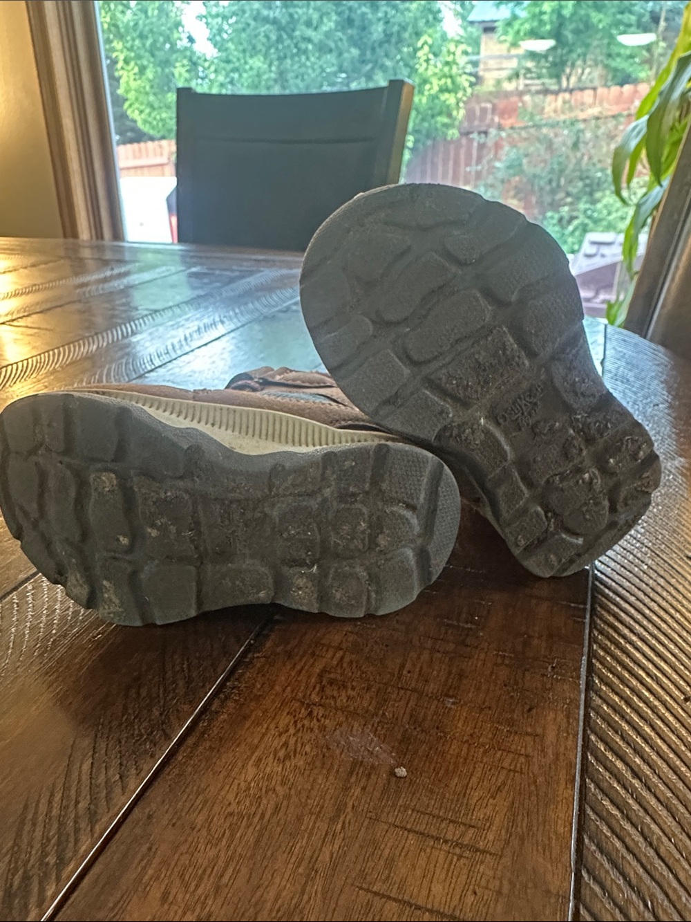 OshKosh B'gosh Brown and Blue Kids Outdoor Boots - Picture 4 of 4